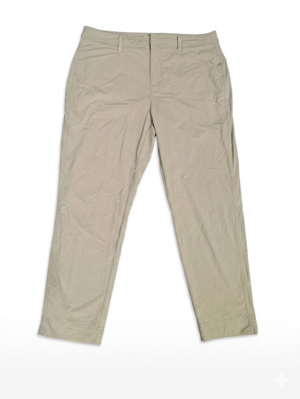 ORVIS Pants Women 14 Tan Beige Stretch Hiking Travel Outdoor Lightweight Active